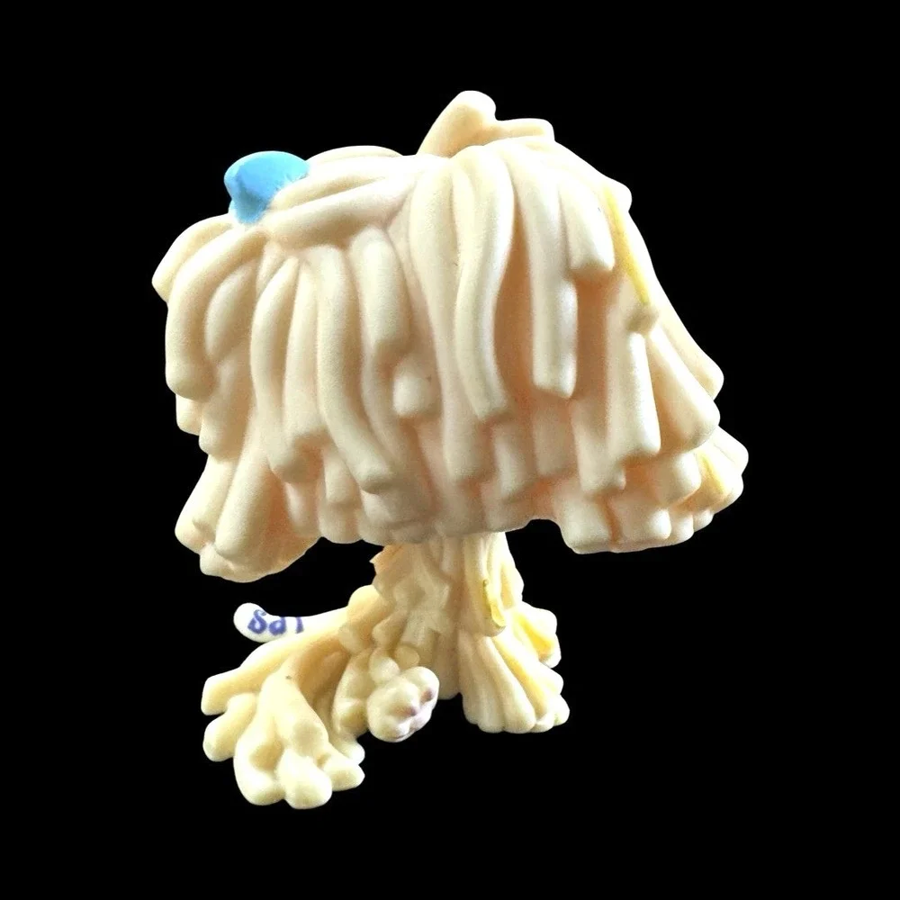 Littlest Pet Shop LPS 1257 Yellow Mop Dog Komondor Walmart Exclusive HTF RARE